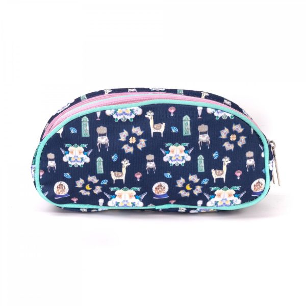 Cartuchera ARTE 2 cierres Milagros Llama - Imagen 4