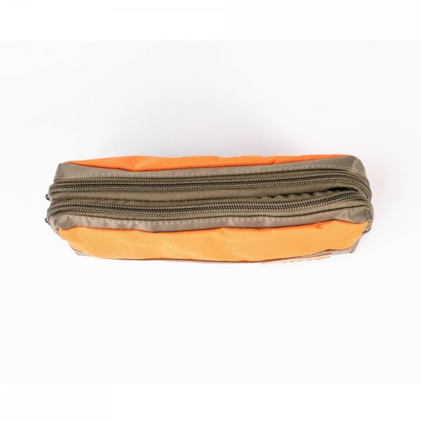 Cartuchera ARTE Twill Verde Oliva/Naranja - Imagen 5