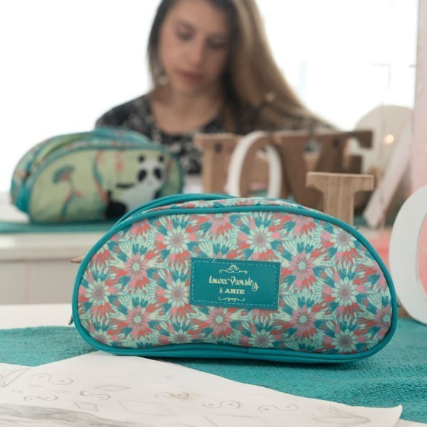 Cartucheras de tela con cierre