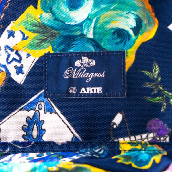 Mini Mochila ARTE Milagros Blue - Imagen 7
